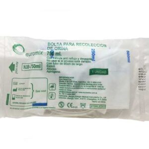BOLSA COLEC.ORINA EUROMIX K206 AMBULAT.N3B x 750 ml. 04/25
