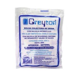 BOLSA COLEC.ORINA GREYTON CAMA CON DESAG