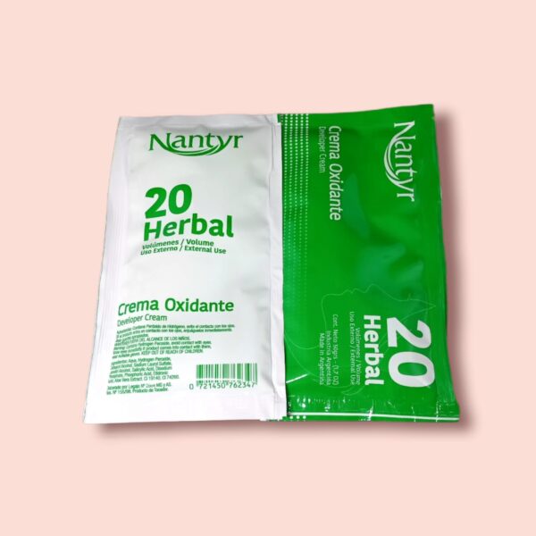 NANTYR CREMA OXIDANTE HIERB 20V SACHET X 50 gr X 12 Und 09-24 - Imagen 2