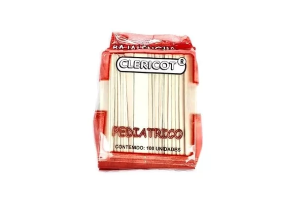 BAJALENGUA DE MADERA PEDIATRICO X100U 11-24