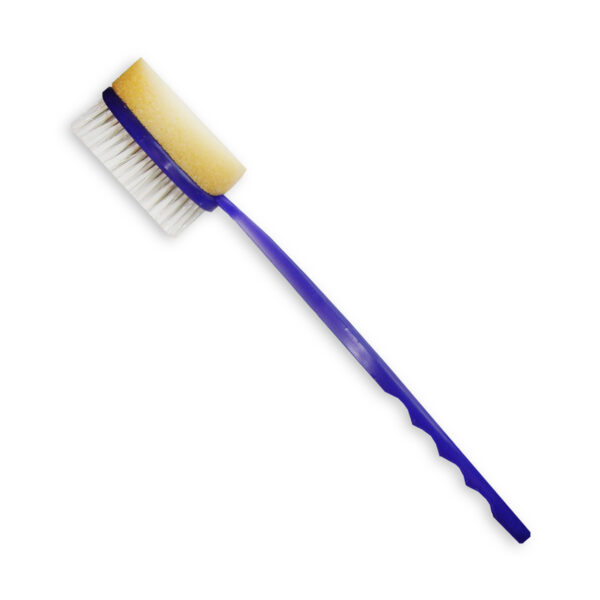 CEPILLO PARA BAÑO PLASTICO CON ESPONJA JESSAMY" C58 09-24