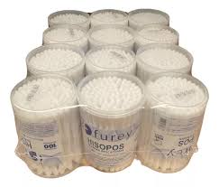 HISOPO FUREY POTE RIGIDO REDONDO x 100 u. x12 Pack