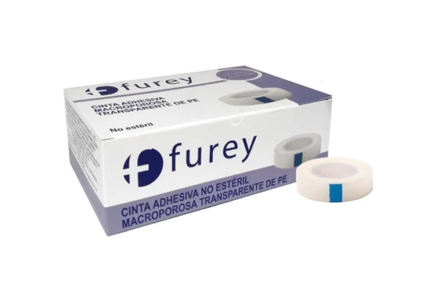 TELA ADHESIVA MACROPOROSA FUREY (MOD 2) 1,25cm x 9mts x 24u. 01/25