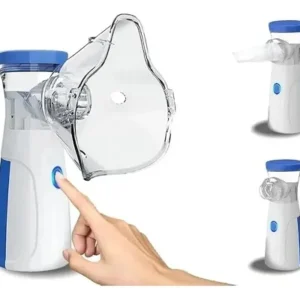 Mini Nebulizador Recargable Portatil Ultrasonico + Completo Blanco 09/25